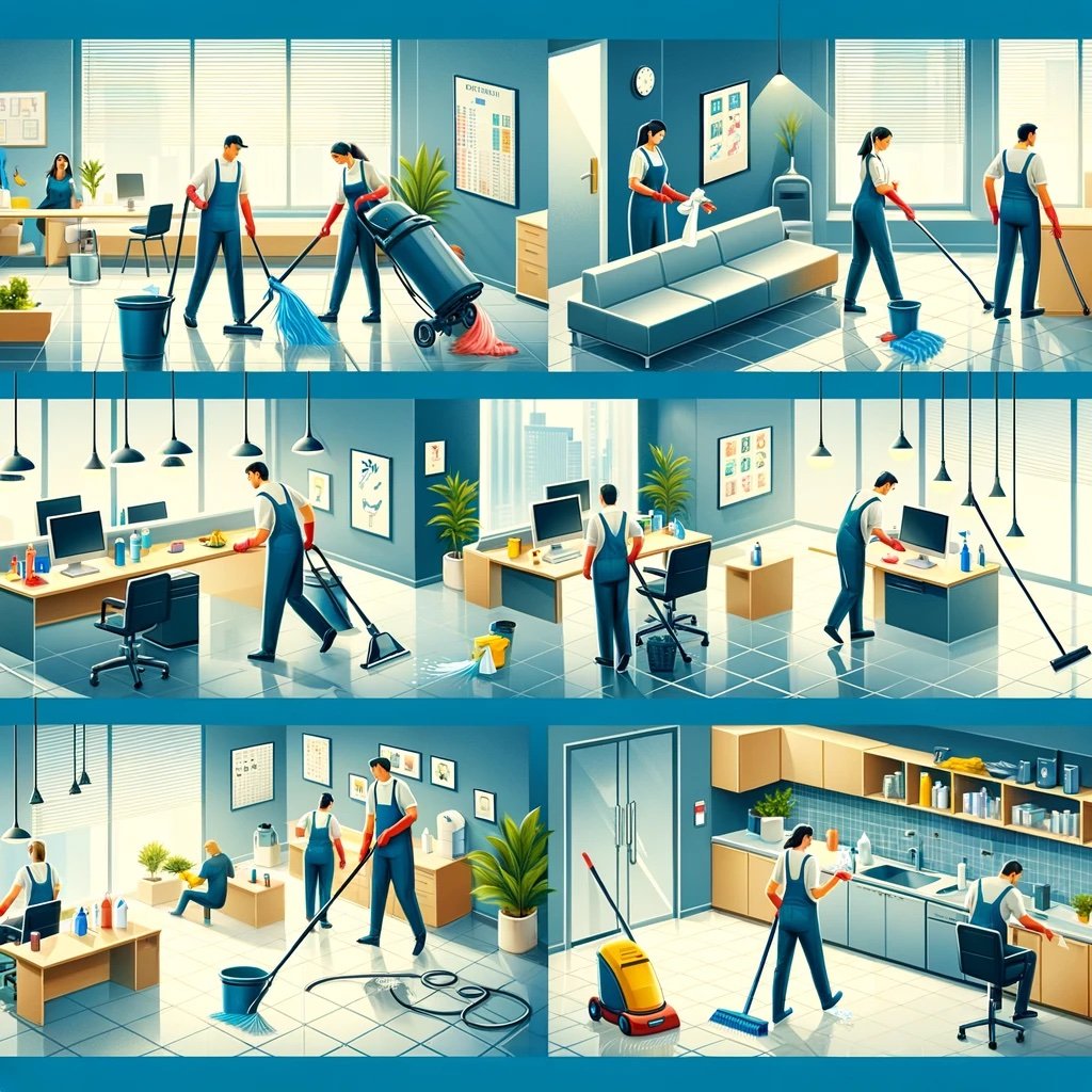 clean office space