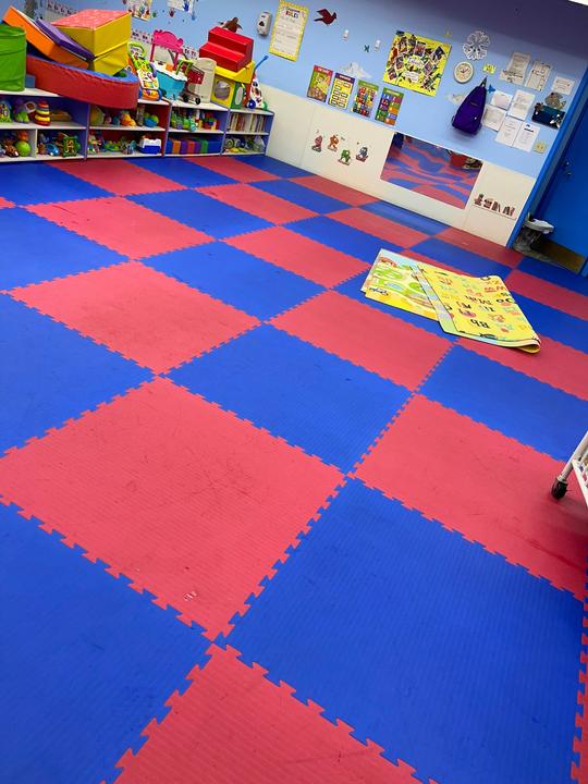 Rubber Floor In Classroom