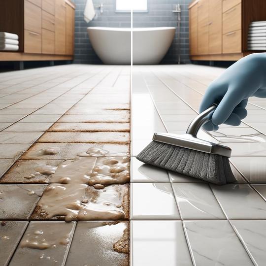 hand scrubbing tile